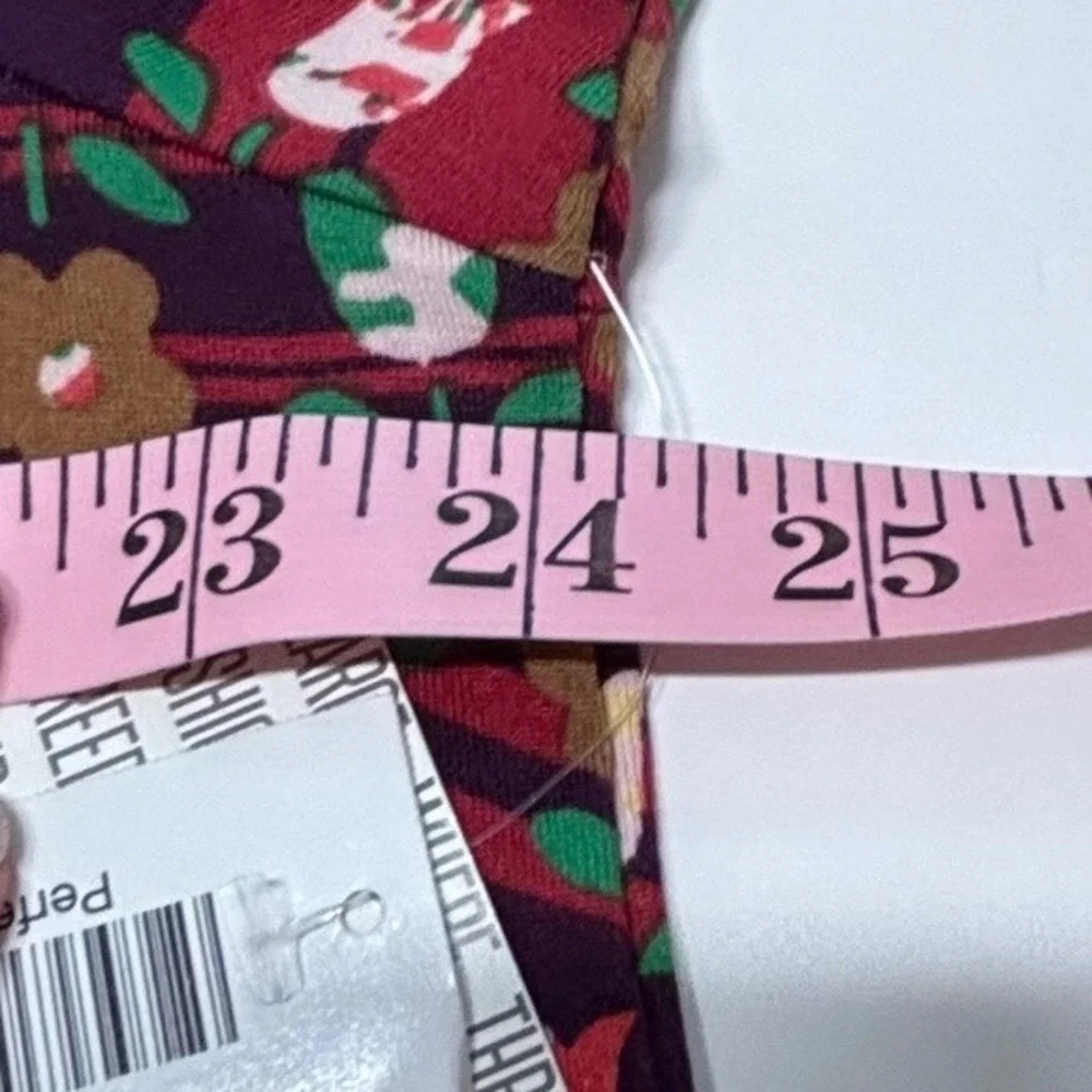 LuLaRoe Womens‎ Top Size 3XL Perfect T Red Floral Short Sleeve Tunic NWT USA